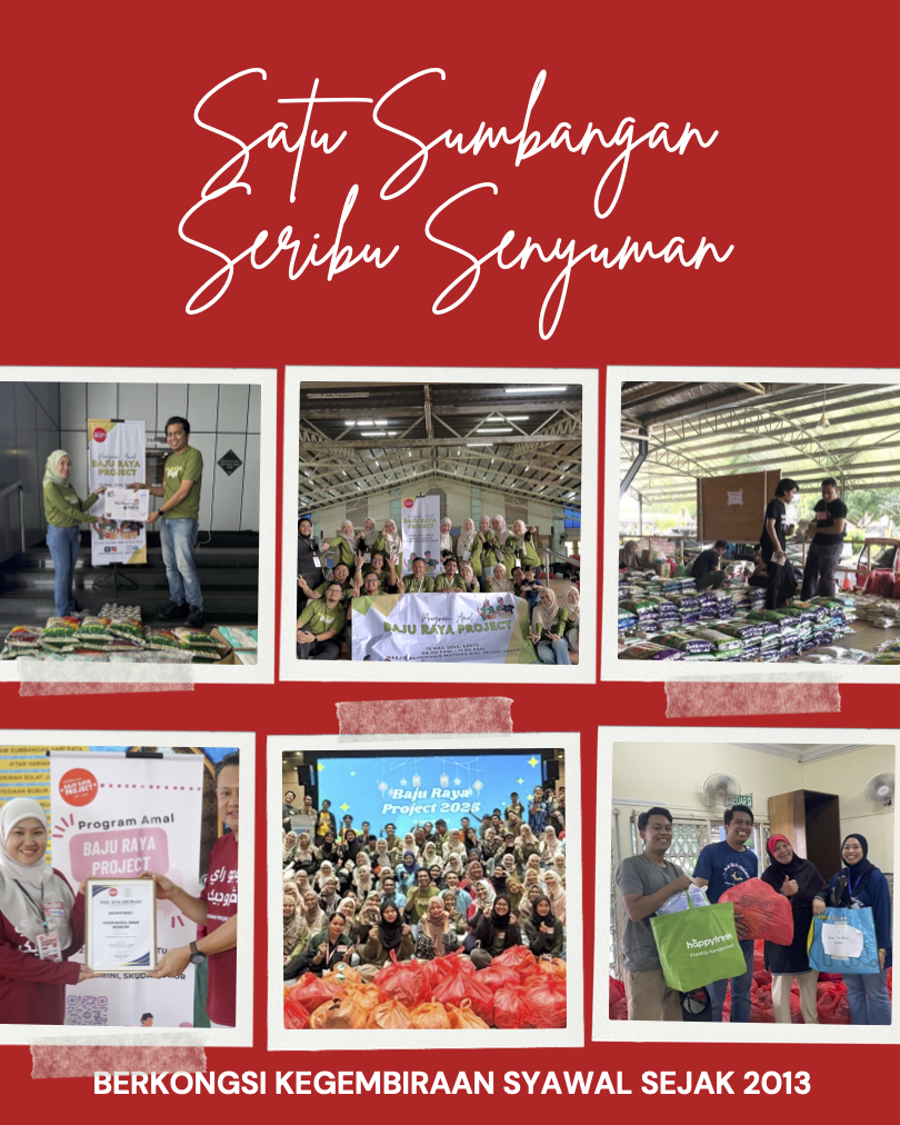 Aktiviti Sukarelawan Baju Raya Project - Mobile